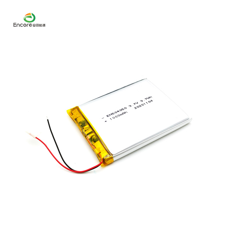 3,7v 1000mah Li-polymerbatteri