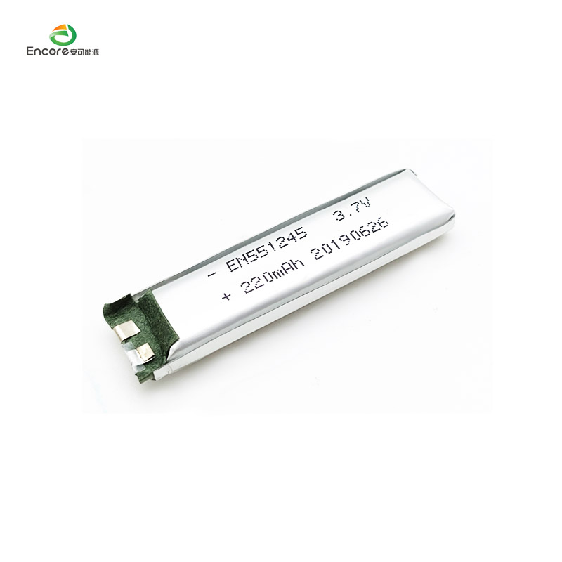 3,7v 220mah Li-polymerbatteri