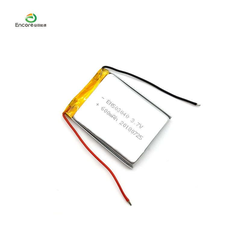 3,7V 600mah Lipo-batteri