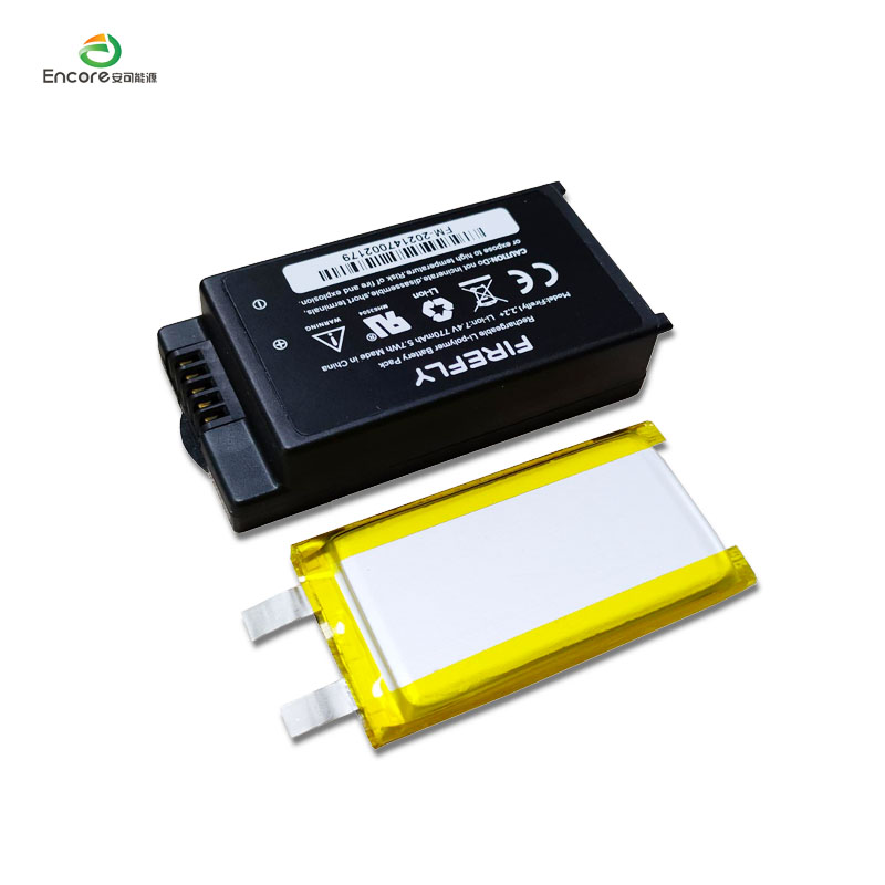 3,7v 825mah Li-polymerbatteri