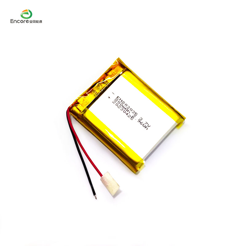 3.7V litiumionbatteri 600mAh for smartklokke