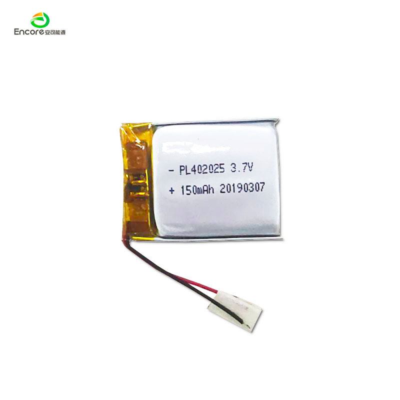 402025 150mAh 3,7v oppladbart lipo-batteri