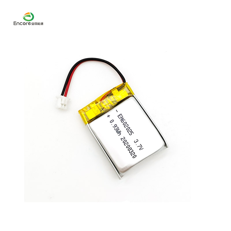 602025 Oppladbart Li-ion litiumpolymerbatteri