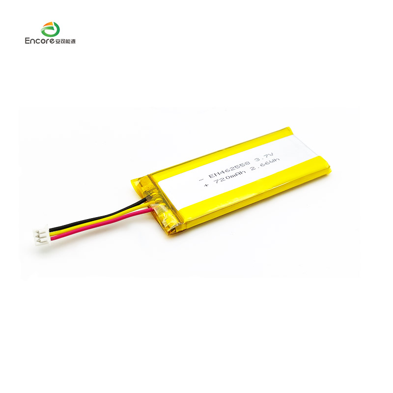 720mAh Li-ion oppladbart Lipo Lithium Polymer batteri