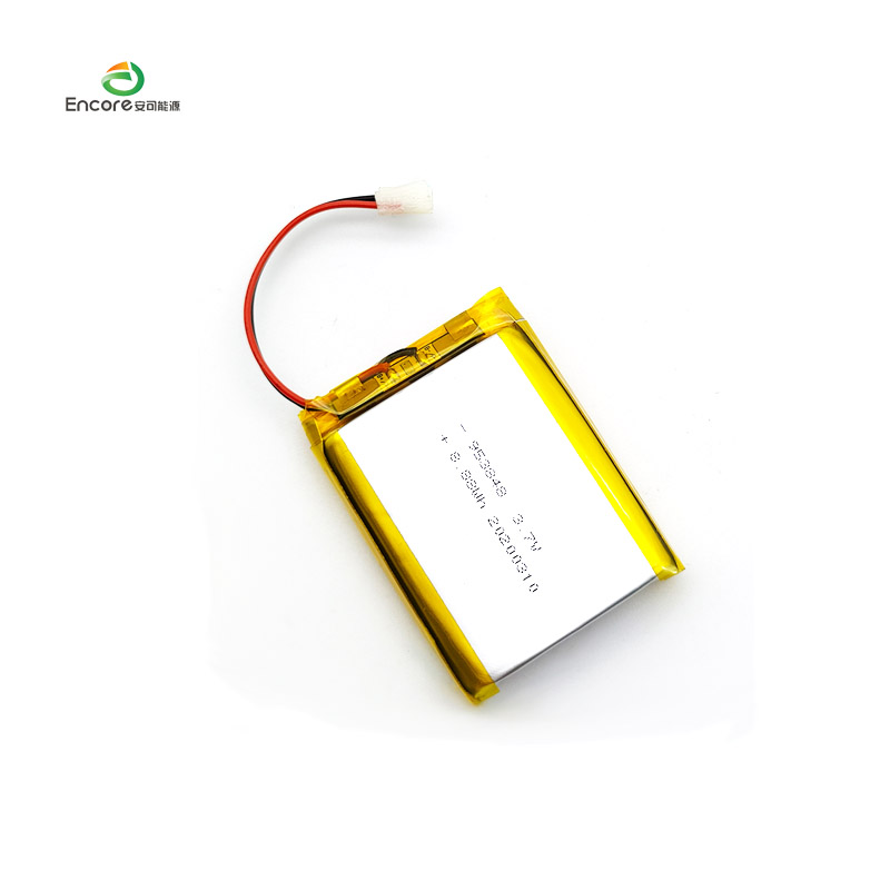 953848 2400mAh 3,7v oppladbar lipocelle