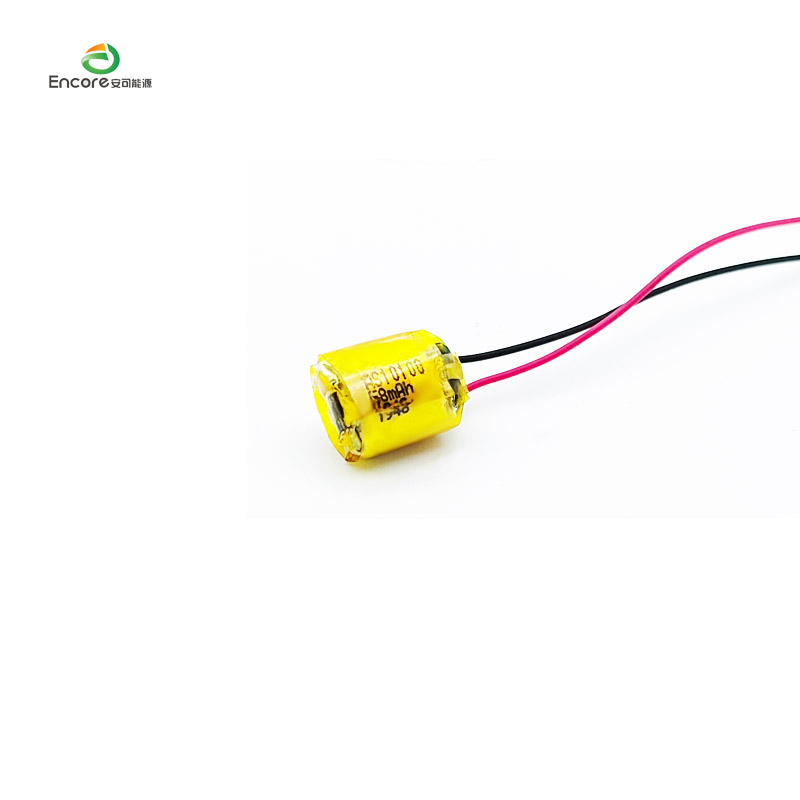 Oppladbart liten sylinder 3,7v Lipo-batteri